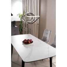 Balts izvelkams galds APOLLO